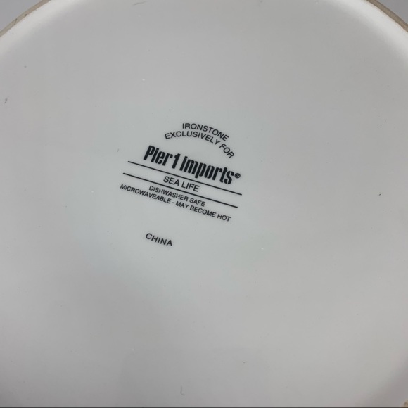 4-Pier One Sea Life 10 3/4” Plate - Picture 8 of 9